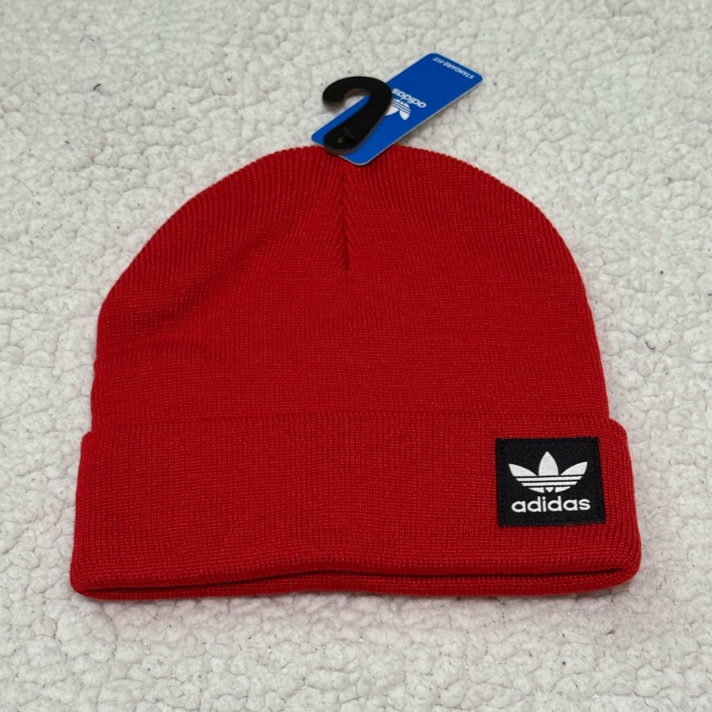Adidas Bold Red Knit Hat